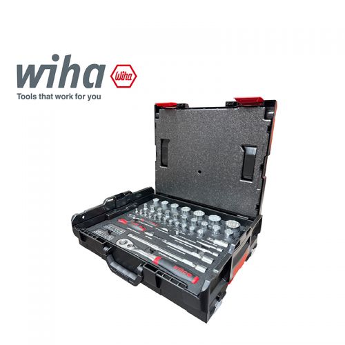 德國 Wiha 60件公制2分4分套筒組 44685