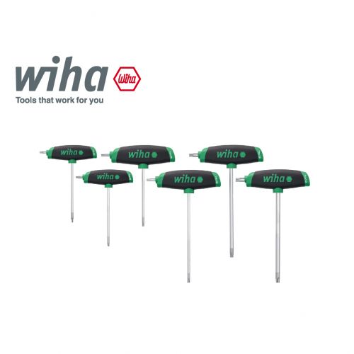 德國 Wiha 6件專業T型星型扳手 45622