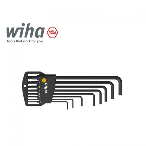 德國 Wiha 8件L型英制六角球頭扳手組 369 HZ8