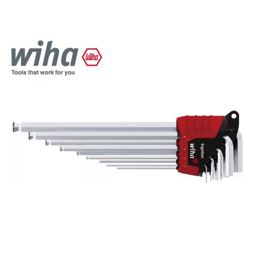 德國 Wiha 9件L型球頭防脫落扳手組 43851