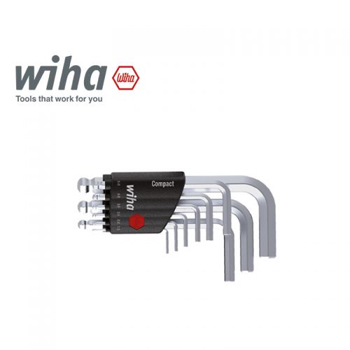 德國 Wiha 9件短L型六角球頭扳手組 369 KH9