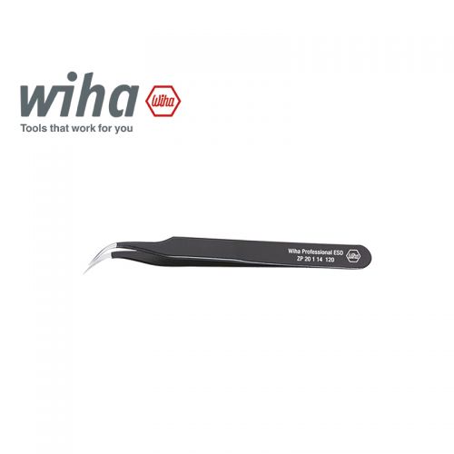 德國Wiha 電子專用 專業型精密鑷子(特彎尖)