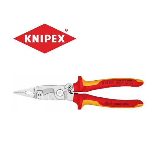 德國 Knipex 200mm VDE 絕緣電工裝配鉗 075325