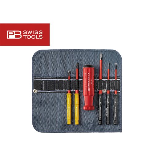 瑞士 PB SWISS TOOLS 5件絕緣細頭替換起子組