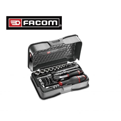 法國 FACOM  31件 1/4”英制6角套筒組  R.161-4P6U
