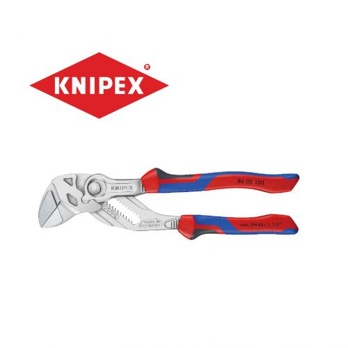 德國 Knipex 180mm 多功能雙色水管鉗"機械戰警"