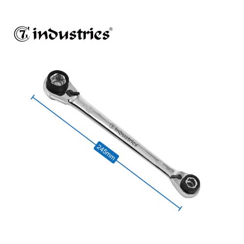 荷蘭 7 industries 8in1 梅花雙向棘輪扳手