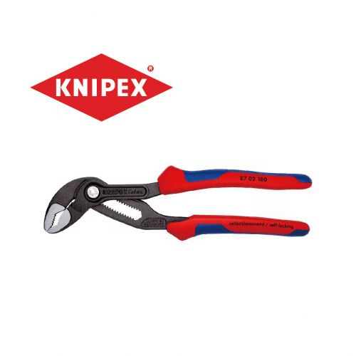 德國 Knipex 雙色水管鉗 "眼鏡蛇" 180mm