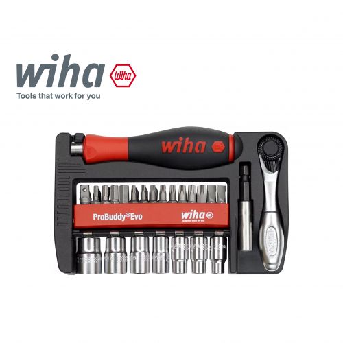 德國 Wiha 40件 1/4"隨身起子套筒組 ProBuddy® Evo