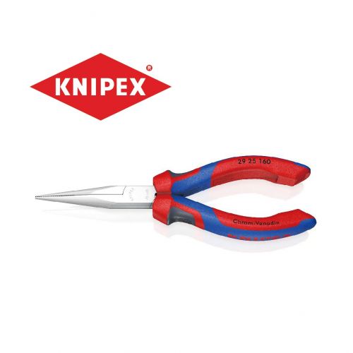 德國 Knipex 160mm 雙色尖嘴鉗 "鍍鉻"