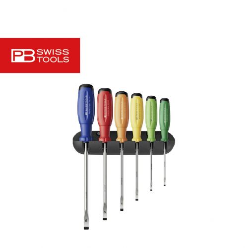 瑞士 PB SWISS TOOLS 6件一字起子組 EVO(彩虹系列)