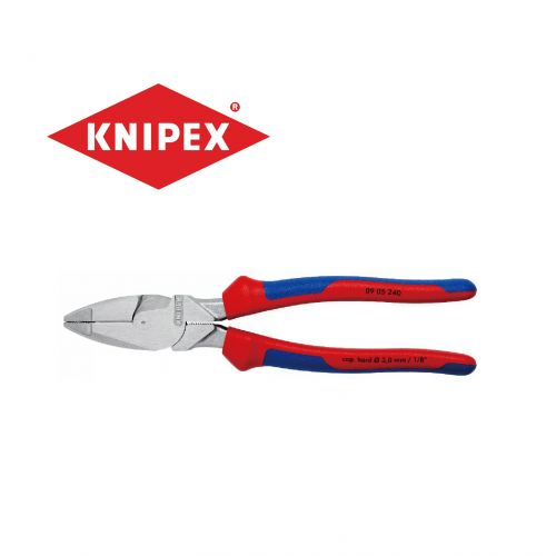 德國 Knipex 240mm 雙色線人鉗(老虎鉗)