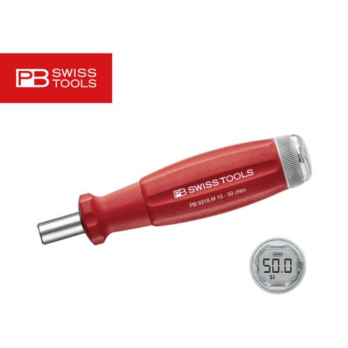 瑞士 PB SWISS TOOLS 電子式扭力起子10-50cNm